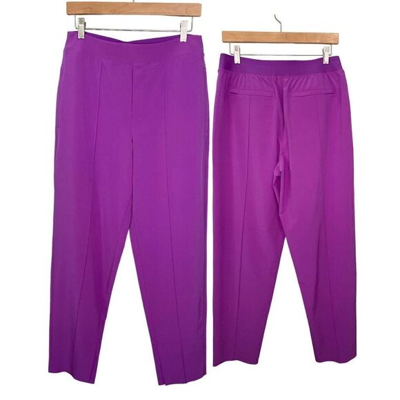 NWOT Athleta Brooklyn Heights Jazzy Purple Pants Size 8 - Picture 1 of 8